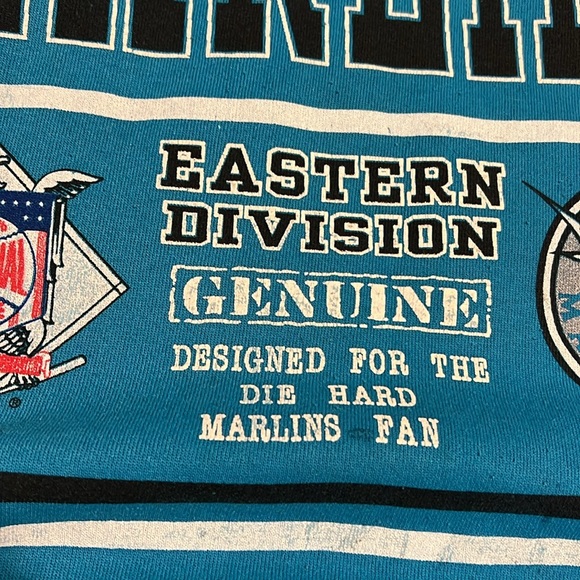 Men’s XL Vintage Signal MLB Florida Marlins Sweatshirt! - Picture 5 of 8